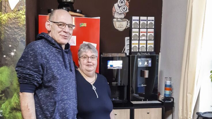 Kaffee Partner Kunde Haus Eulennest mit Kaffeevollautomat