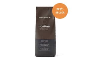 Kaffeebeutel vom Schümli Gourmet auf weißem Hintegrund