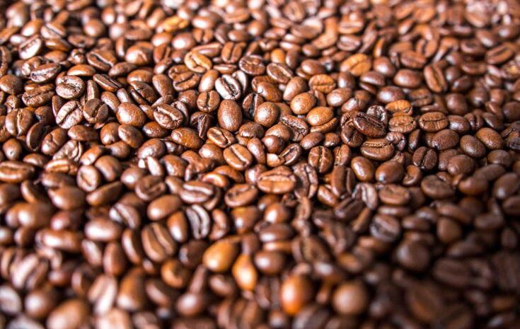 Ganz viele Kaffeebohnen