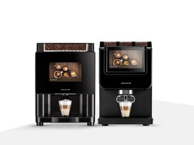 Kaffeeautomaten mit den mittleren Kaffeebedarf