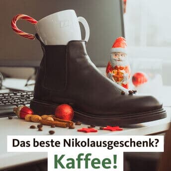 Wir wünschen euch einen schönen Nikolaus!🎅
Kleiner Tipp: Wenn ihr jemandem heute noch eine kleine Freude machen wollt – mit Kaffee von Kaffee Partner klappt’s bestimmt. 😜 ☕✨