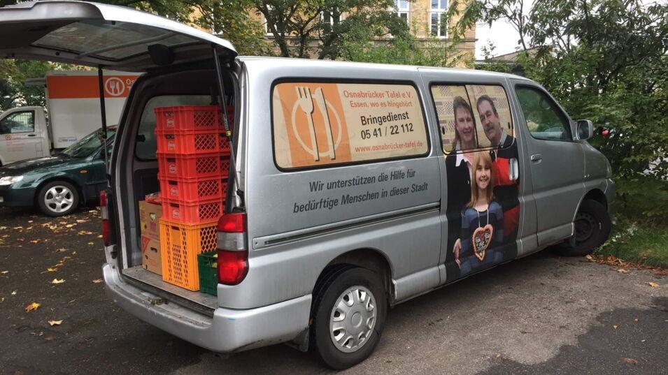 Lieferwagen der Kindertafel