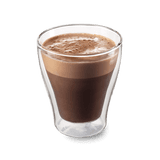 "Kakaotraum" von Kaffee Partner in einem Doppelwandglas