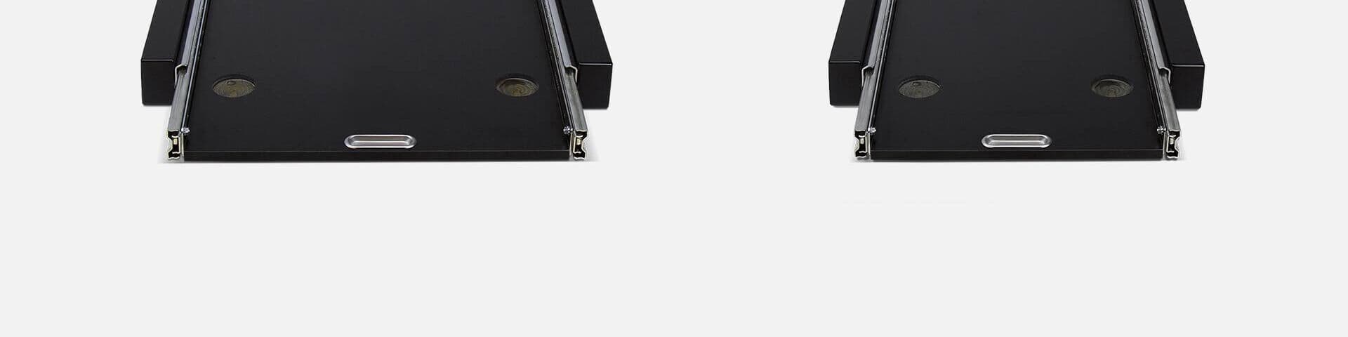 Unsere Kaffeevollautomaten auf Schienen für einfaches Befüllen