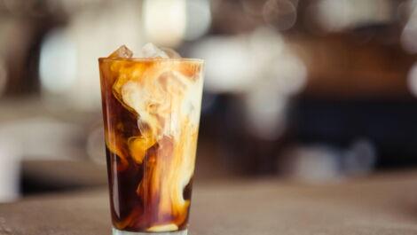 Iced Coffee mit Milch