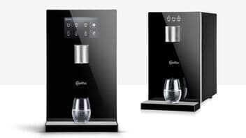 Wasserspender der Tochterfirma welltec von Kaffee Partner