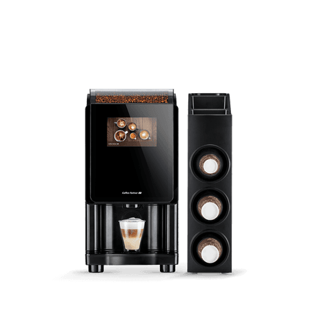Barista Compact Kaffeevollautomat mit Becherspender für Coffee to go Becher