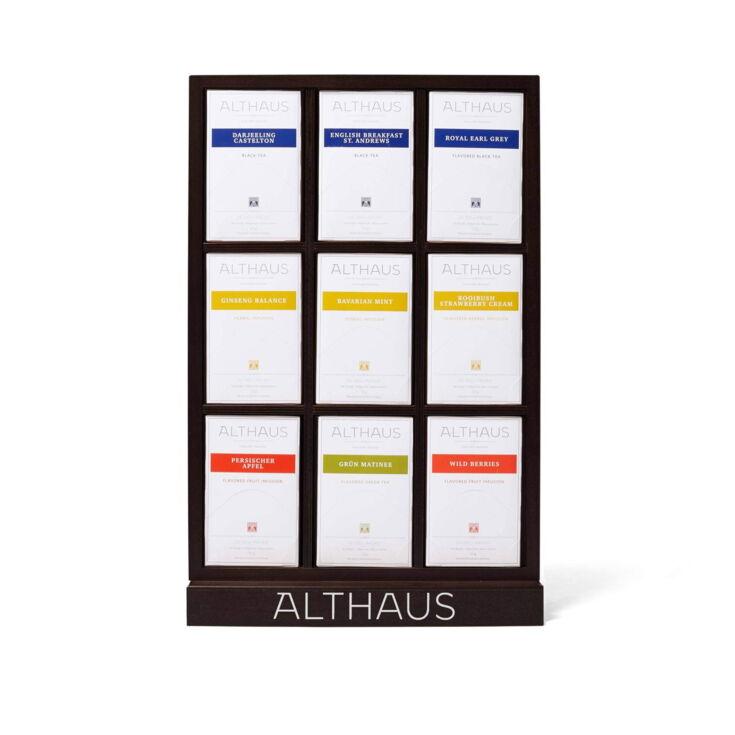 Befüllte Teebar von Althaus in Wenge schwarz
