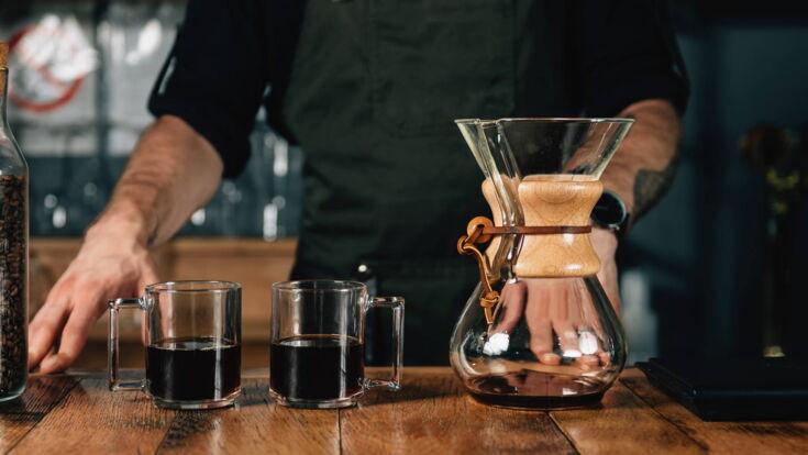 Fertiger Kaffee aus der Chemex