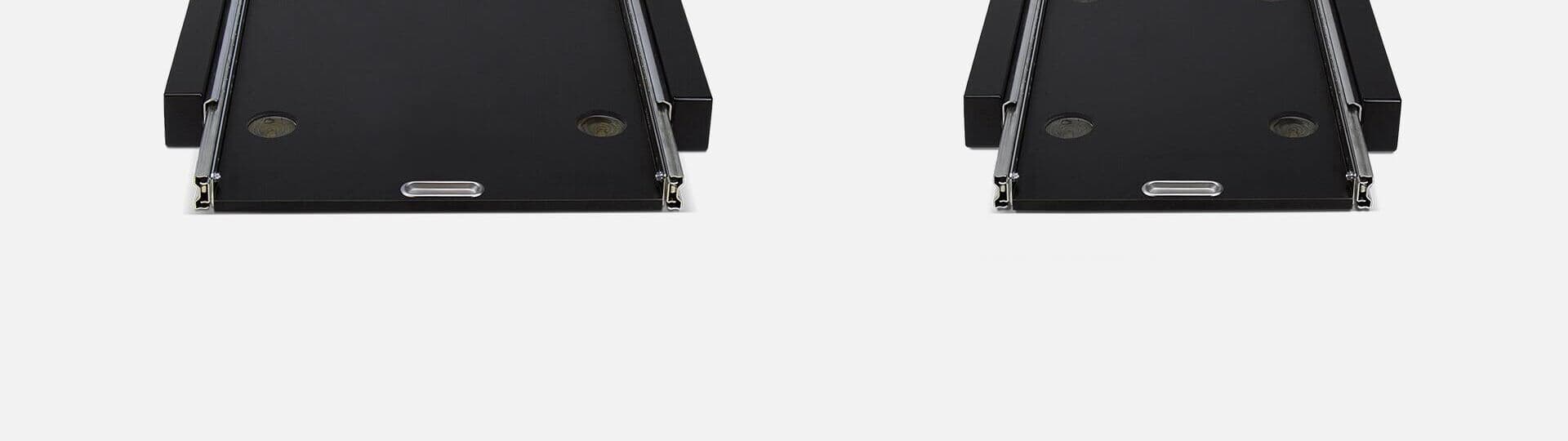 Unsere Kaffeevollautomaten auf Schienen für einfaches Befüllen