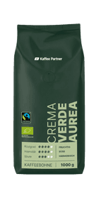 Kaffee Partner Kaffeebohne in Bio-Qualität: Crema Verde Aura