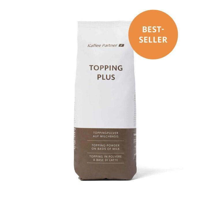 Milchpulver Beutel von Kaffee Partner auf weißem Hintergrund