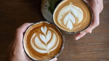 Kaffee zum gesunden Frühstück