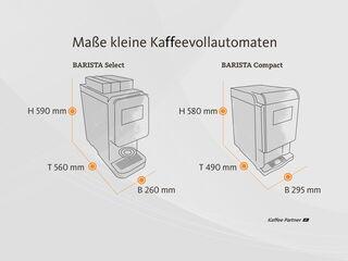 Kaffeevollautomaten BARISTA Select und BARISTA Compact