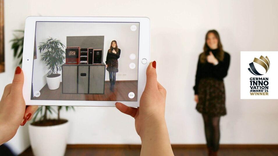 Für die AR-App gewinnt Kaffee Partner eine Auszeichnung