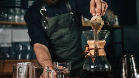 Chemex Filter herausnehmen