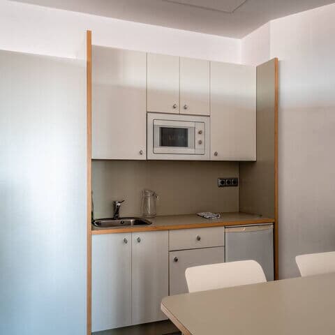 Kleine Küche für Arbeiter