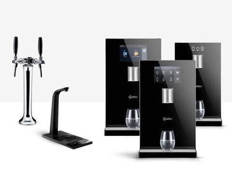 Wasserspendermodelle von welltec in einer Reihe