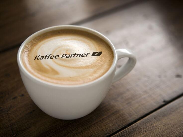 Kaffee mit Logo bedruckt