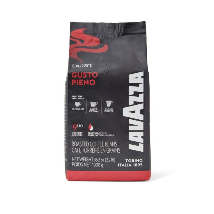 Beutel Espresso Gusto Pieno auf weißem Hintergrund