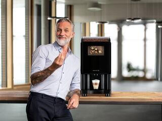 BARISTA Compact auf einem Holztisch
