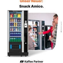Dein neuer Partner für die Pause. 🍫🥤
Mit unserem neuen Snack Amico erweitern wir unser Angebot rund um Kaffee, Wasser und die Versorgung in Unternehmen. Ob Salziges, Süßes oder Getränke… Du bestimmst das Sortiment, wir kümmern uns um den Rest.
So erhältst du Kaffee-, Wasser- und Snackversorgung aus einer Hand – inklusive Service.
#KaffeePartner #SnackAmico #DeinPartnerFürDiePause