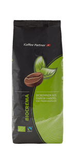 Kaffee Partner Biocrema Frontansicht