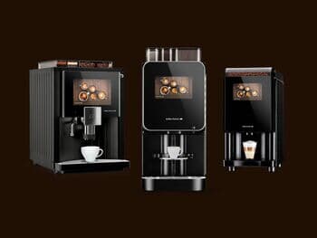Drei Kaffeevollautomaten Modelle von Kaffee Partner im direkten Vergleich
